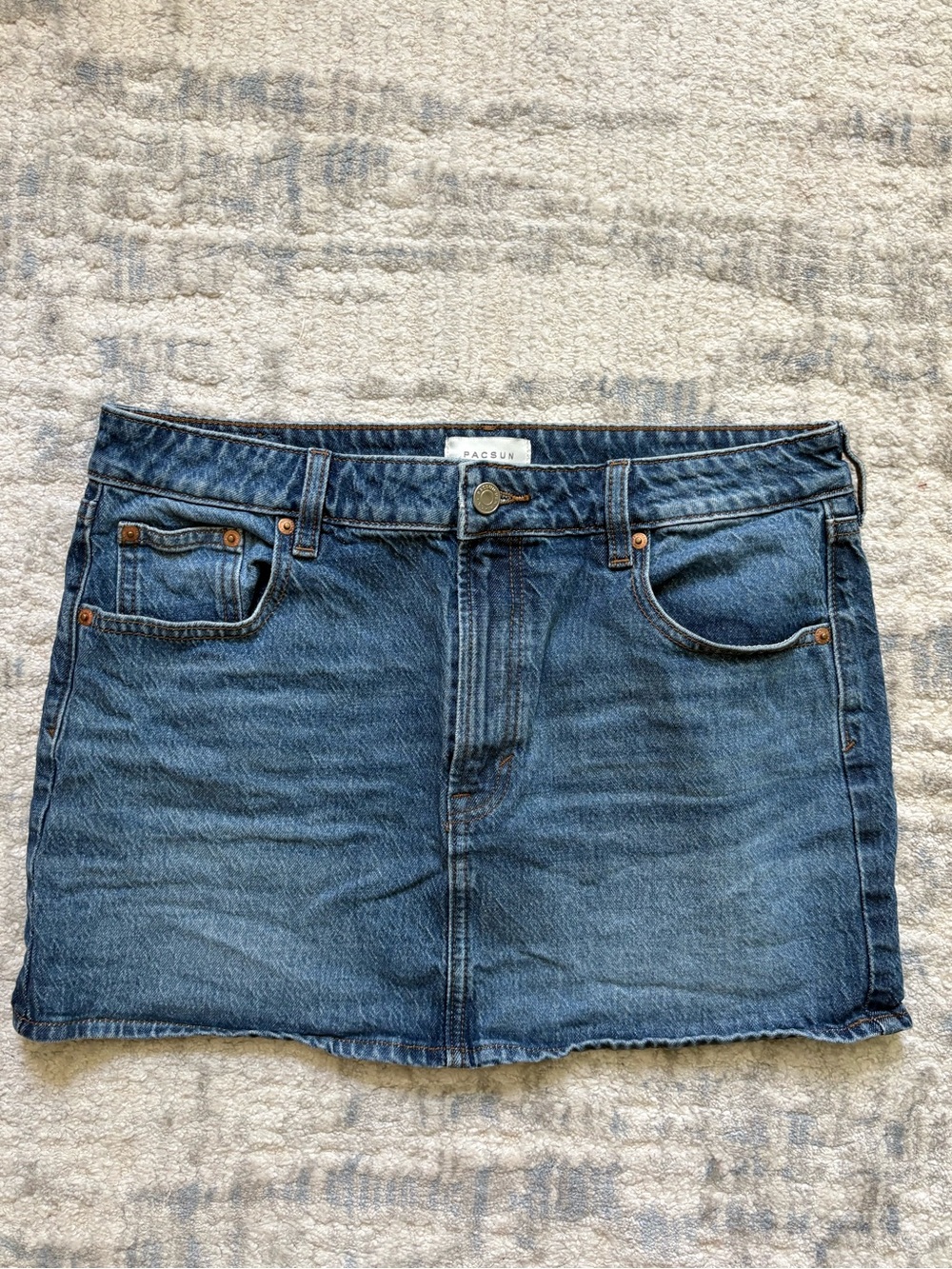 Worn Once PacSun Denim Mini Skirt